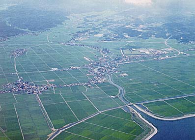 空からみた井川町