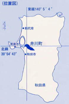 秋田県地図