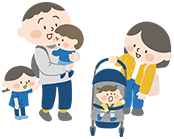 出かける・つながるのアイコン