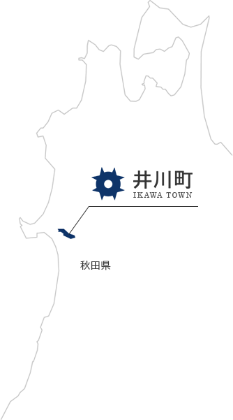 井川町の地図