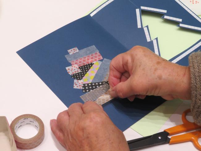 マスキングテープでツリー