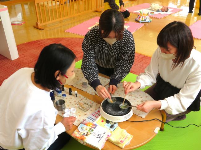 ベビークリーム作りから