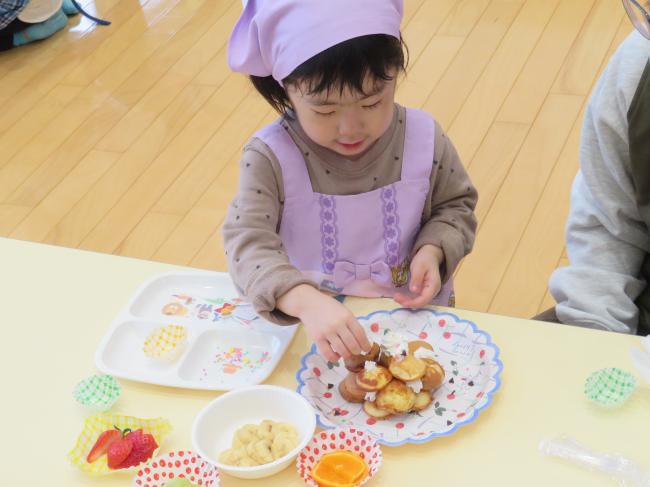 何を のせようかな？