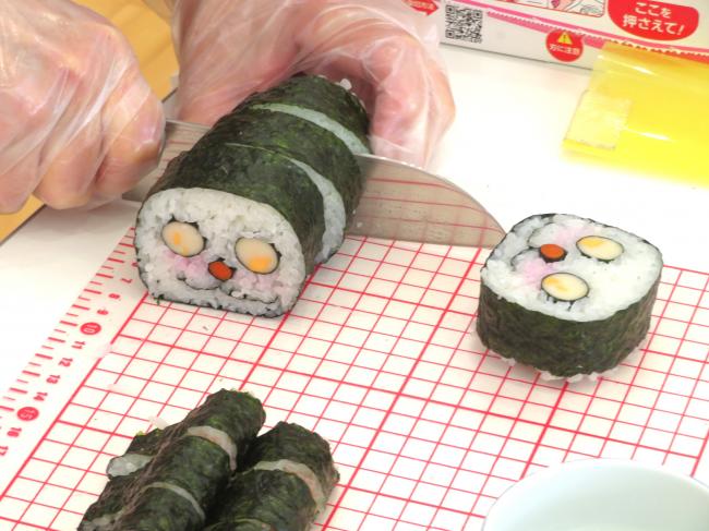 カットする時の